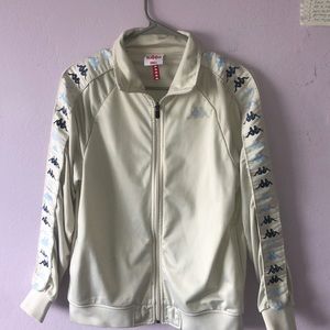 Kappa zip up cream colored